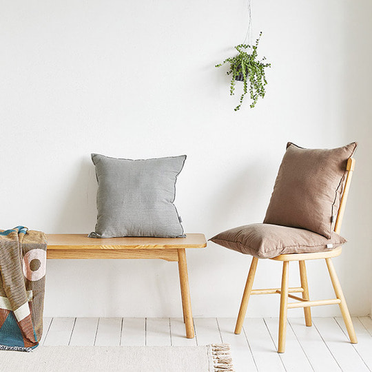 사각 의자 방석 린넨 패브릭 북유럽 카페 홈 인테리어 2color 세레스홈